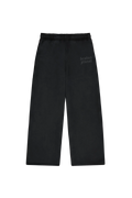 Broken Planet Market Sweatpants Straight Leg Washed Midnight Black