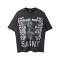 Saint Michael x Pay money To my Pain Collaboration Vintage T-Shirt - Black
