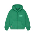 Broken Planet Star Logo Zip Up Hoodie Green
