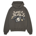 BROKEN PLANET MARKET 'SPACE TRAILS II' HOODIE (BELUGA GREY)