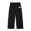 BROKEN PLANET MARKET 'BASICS' STRAIGHT JOGGERS (MIDNIGHT BLACK/WHITE)